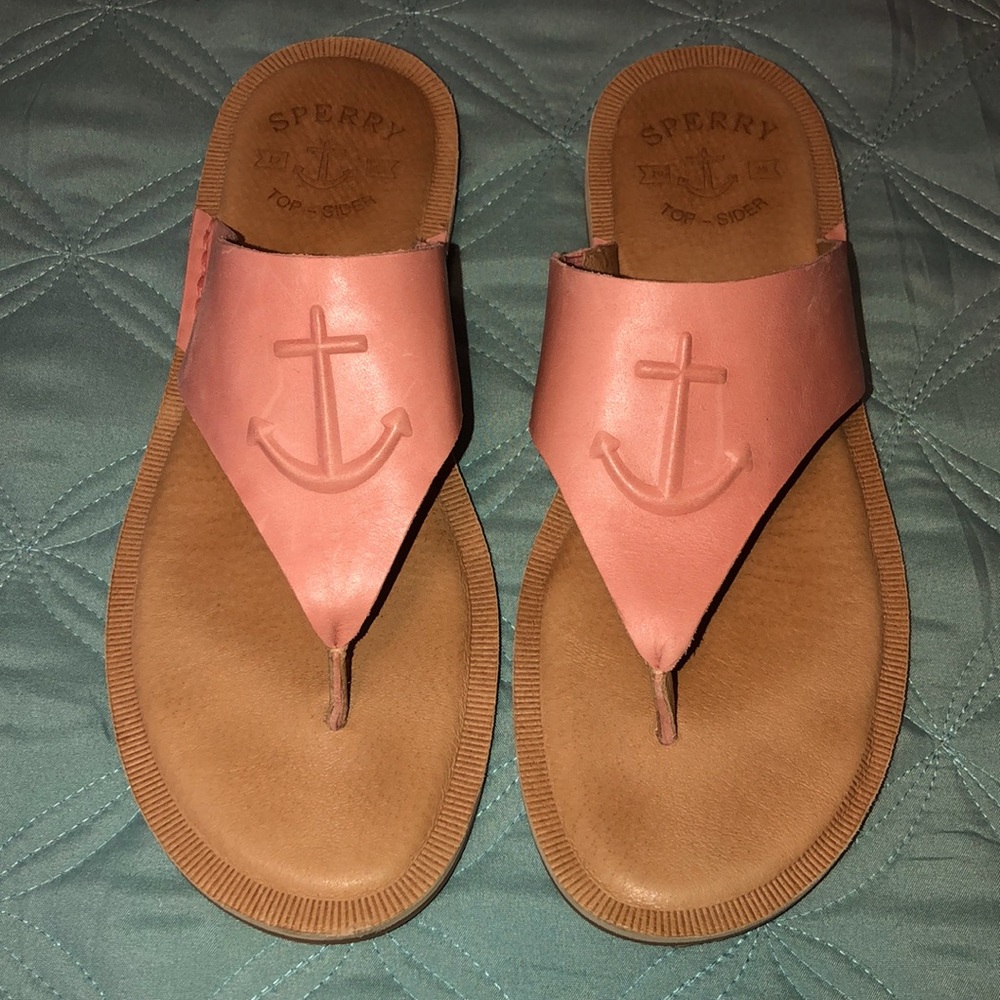 SPERRY leather sandals sz 10
